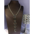 18K  Chanel 22S Big Black Logo Necklace