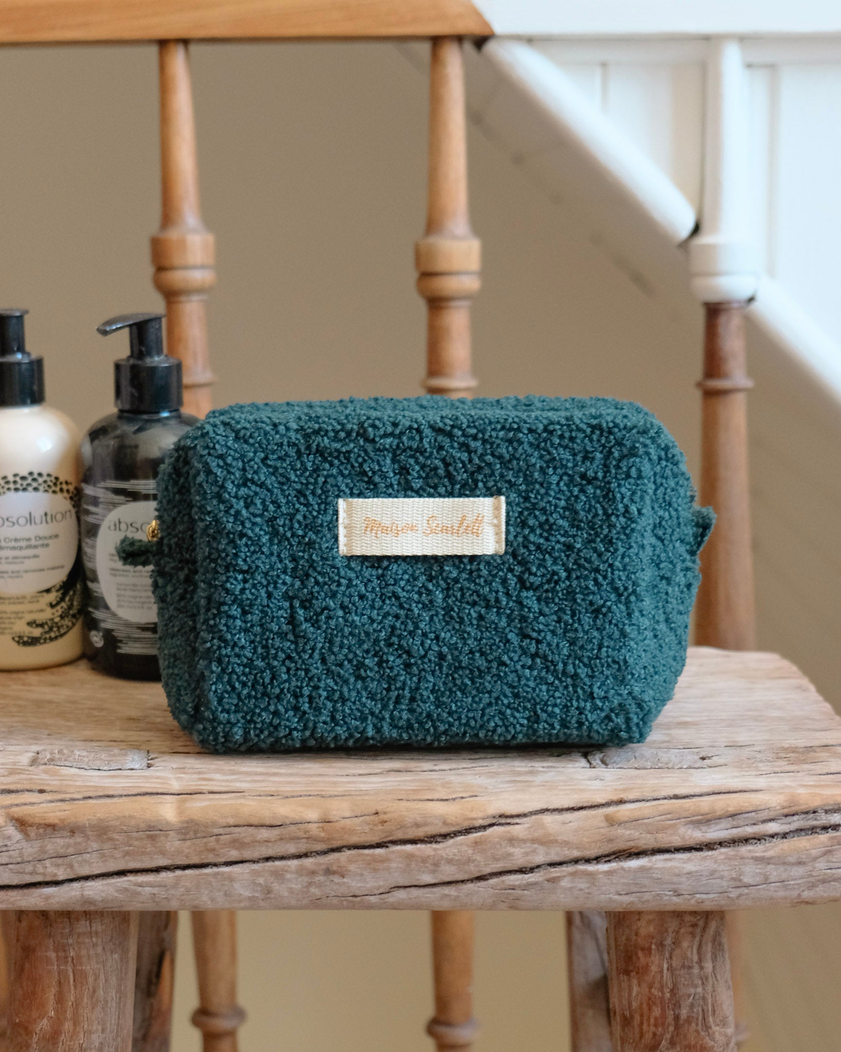 Trousse de toilette Charlotte en moumoute